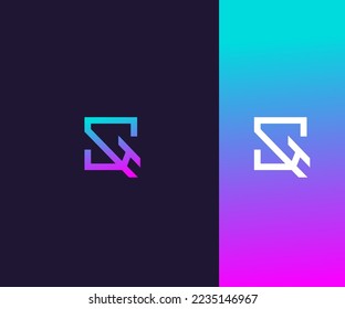 SH, HS Letter Logo Vector Template Abstract Monogram Symbol . Usable for Business sport, technology, fashion, digital And future creative logo