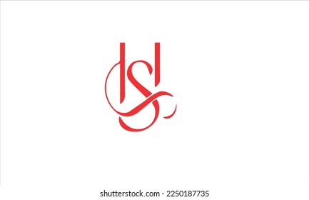 SH, HS, S, H abstract letters logo monogram