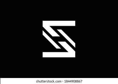SH letter logo design on luxury background. HS monogram initials letter logo concept. SH icon design. HS elegant and Professional letter icon design on black background. S H HS SH