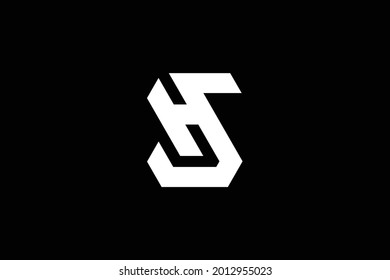 Sh Letter Logo Design On Luxury Stock Vector (Royalty Free) 2012955023 ...