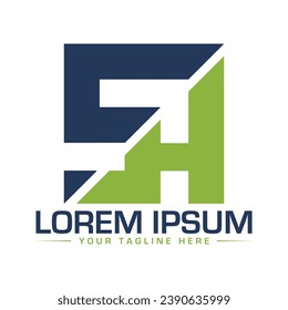 SH Letter Logo Design Unique and Modern Logo Design Professional Logo Design