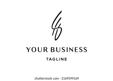 SH Logo Design, monogram, initials, letter, lettering, symbol, sophistication and a sleek, memorable brand identity. Ideal for high-end fashion, realtor, personal coaching or lifestyle brands etc.