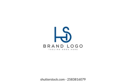 SH logo design vector template design for brand