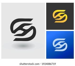 SH-Logo-Template-Konzept für Anfangsbuchstaben