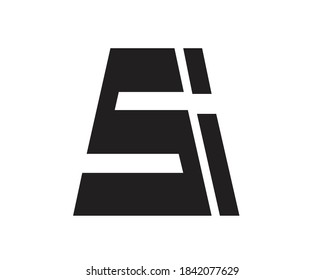 diseños de logotipo sh y si y logotipos de monograma