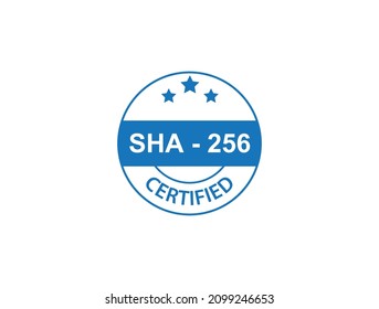 sha 256 icon vector illustration 