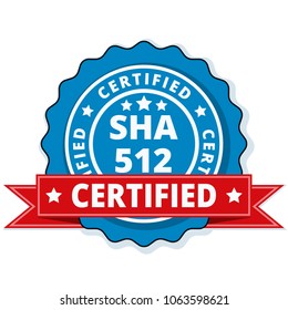 SHA-512 Certified label illustration