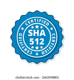 SHA-512 Certified label illustration