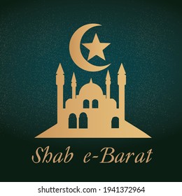 Shab e barat greeting card, poster, banner, social media post design template. The Night Of Forgiveness. Laylatul Ba'rat