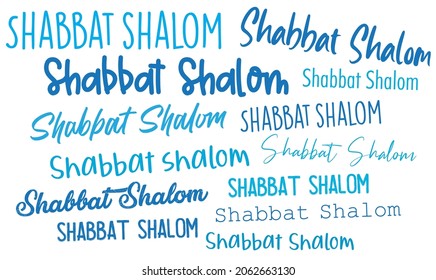 Shabbat Shalom Written in English. Translated from Hebrew. Peaceful Weekend.