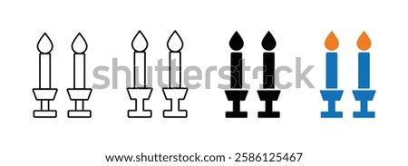 Shabbat  vector icon designs set
