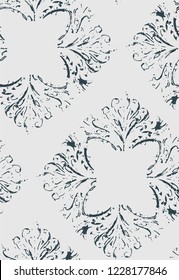 shabby abstract damask seamless vector victorian pattern wallpapper