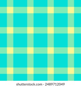 Shabby background texture check, awesome tartan seamless plaid. Purchase pattern vector textile fabric in teal and green colors palette.