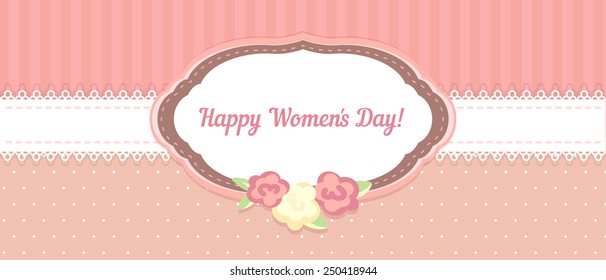 shabby chic. card.