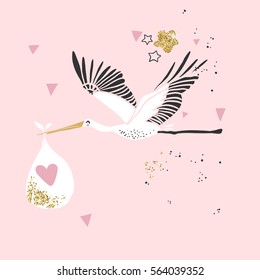 Cigogne Bebe Images Stock Photos Vectors Shutterstock