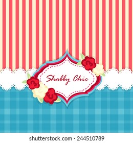 shabby chic. card. swatch