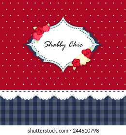Shabby Chic. Card. Swatch