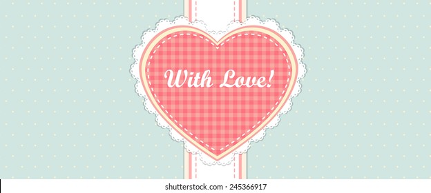 shabby chic. card. swatch