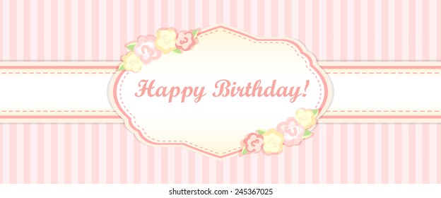 shabby chic. card. swatch