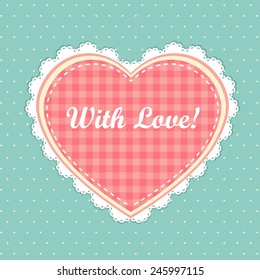 shabby chic. card. swatch