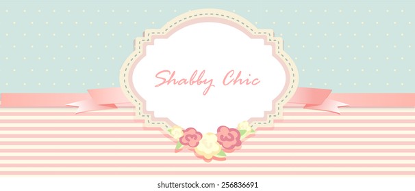 shabby chic. congratulations card