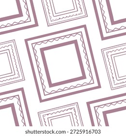 Shabby chique quadro padrão de azulejo sem costura com bordas afligidas e matizes suaves conceito como angustiado shabby chique quadros formam padrões de azulejo sem emenda com matizes suaves adicionando maciez vintage no Photo Stock Concept e espaço vazio no lado esquerdo, sem texto —ar 7:2 —azulejo