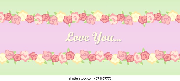 shabby chic. girly congratulations card. swatch