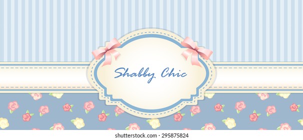 shabby chic. girly congratulations card