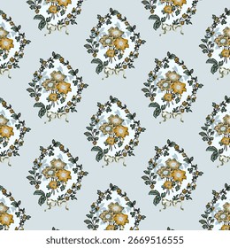 shabby chique flor de rosa padrão no fundo