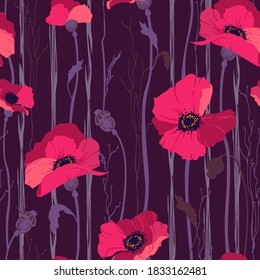 Shabby chic roses pattern. Scrap booking floral seamless orange flowers on light background. Graphic vintage print. Small floral pattern for fabric.
