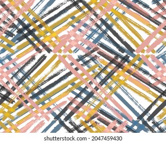 Ilustración vectorial de textura de gouache Shabby. Los trazos del pincel rayan la superficie brillante. Pintura acrílica de arte áspero.