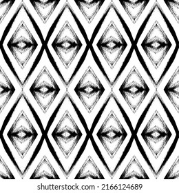 shabby paint on wooden wall geometric grunge vector seamless pattern