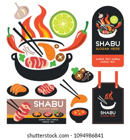 Shabu Sukiyaki Vector