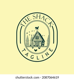 The Shack Logo For Restaurant And Bar