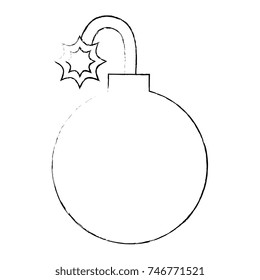 shackle ball isolated icon