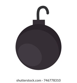 shackle ball isolated icon
