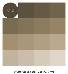 shade of greenish brown from dark to the light