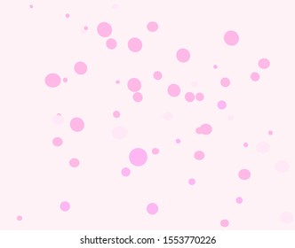 shade of pink dots on pink background vector.