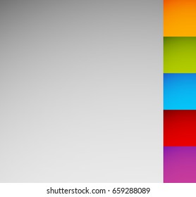Shaded backdrop in 6 color. Empty colorful background