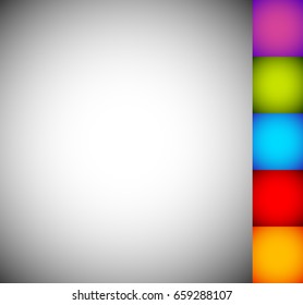 Shaded backdrop in 6 color. Empty colorful background