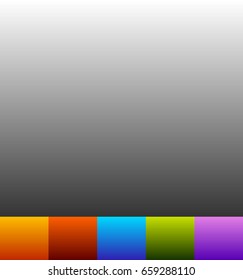 Shaded backdrop in 6 color. Empty colorful background