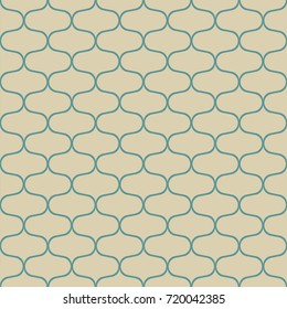 Shaded decorative geometric tile seamless vector pattern