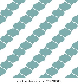 Shaded decorative geometric tile seamless vector pattern