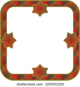 El borde abstracto de textura roja sombreada se puede usar como fotograma u otro