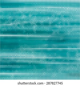Shaded, tiled blue abstract vector background