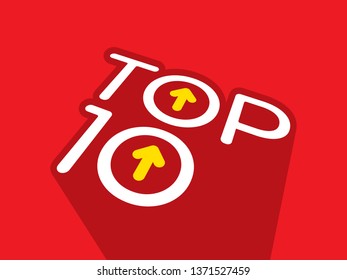 shaded top ten logo