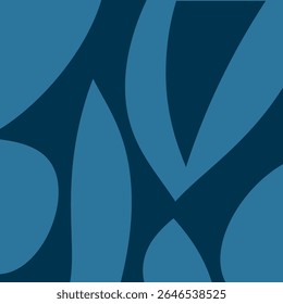 shades blue shapes vector pattern