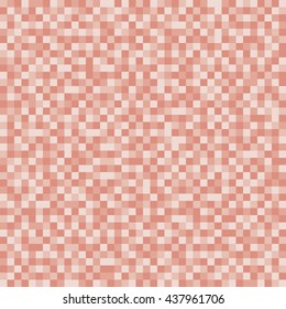 Shades of brown, random pixel background, seamless pattern.