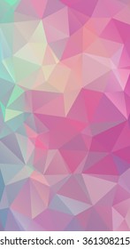 Shades of crayola abstract polygonal geometric background - low poly. Vector illustration