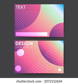 Shades of geometric holographic. Futuristic holographic poster with gradient mesh.
